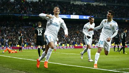 Cristiano Ronaldo Real Madrid 3 PSG 1 Champions League