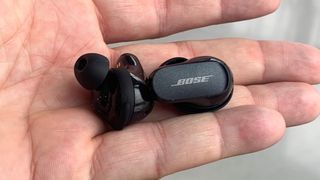 Bose Quiet Comfort Earbuds 2 in hand