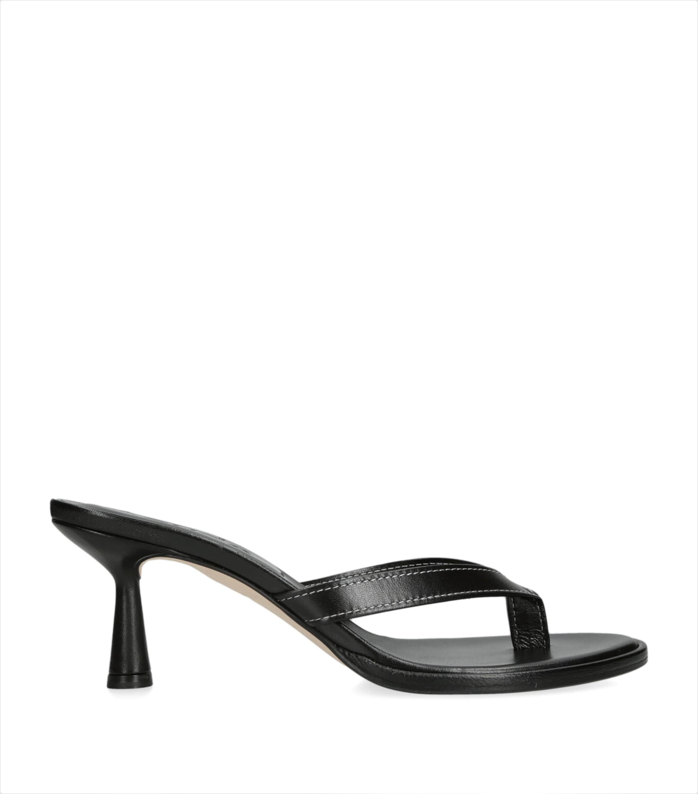 Leather Daphne Heeled Sandals 75