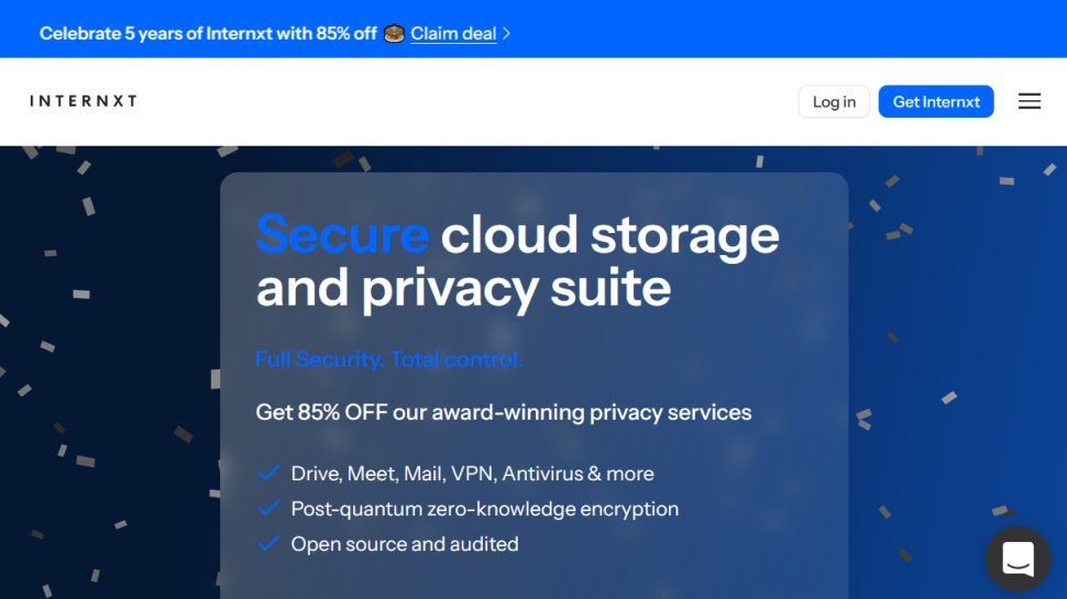 Internxt is my favorite secure cloud storage provider - and there's a giant Black Friday sale