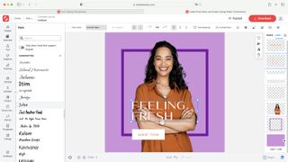 Shutterstock's Creative Flow Plus platform during our test and review process