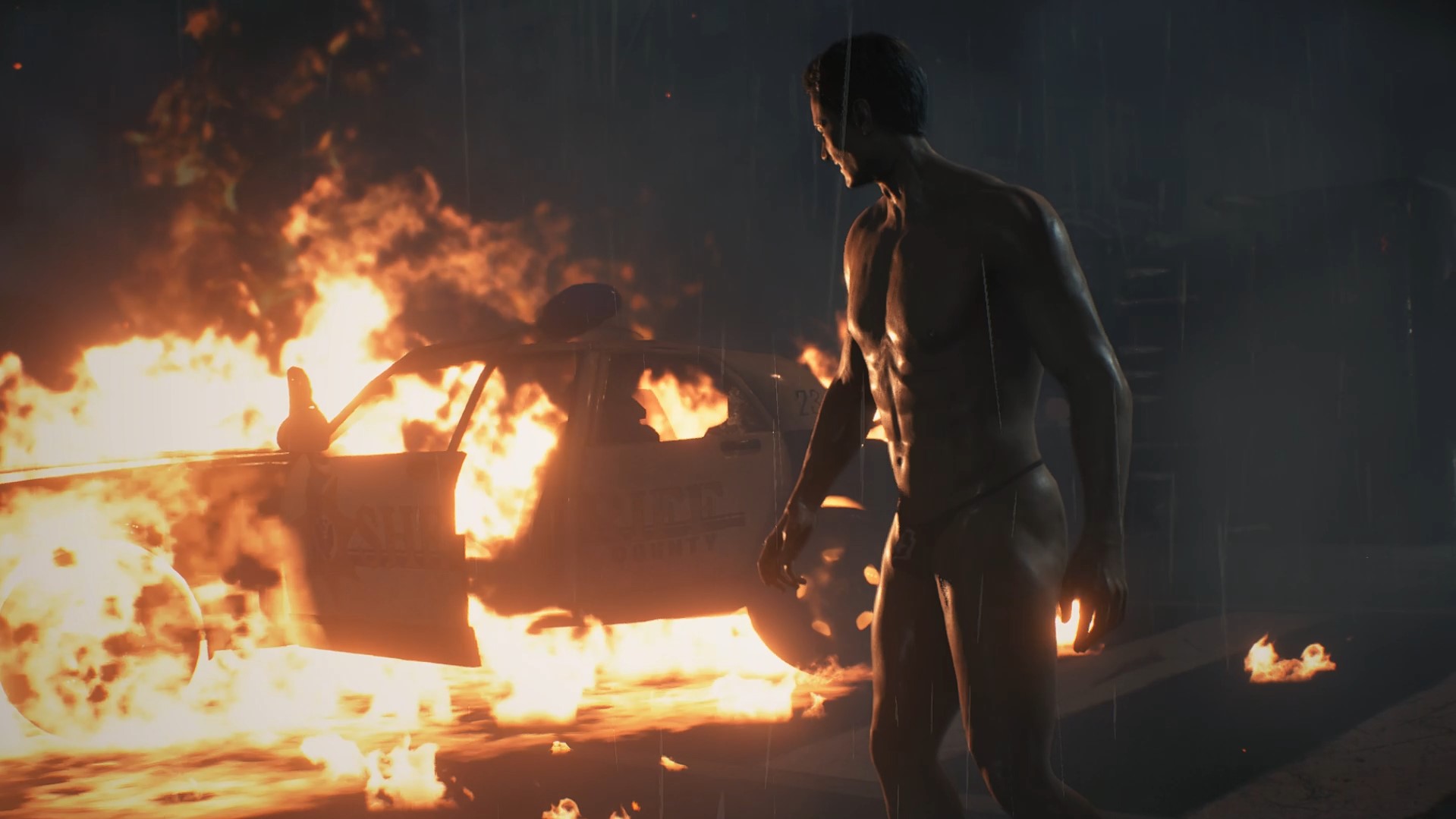 Here's Resident Evil 2's Mr. X In A Thong Thanks To A Mod