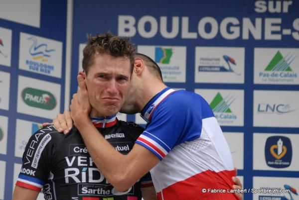 Raw emotion: Samuel Plouhinec and Freddy Bichot