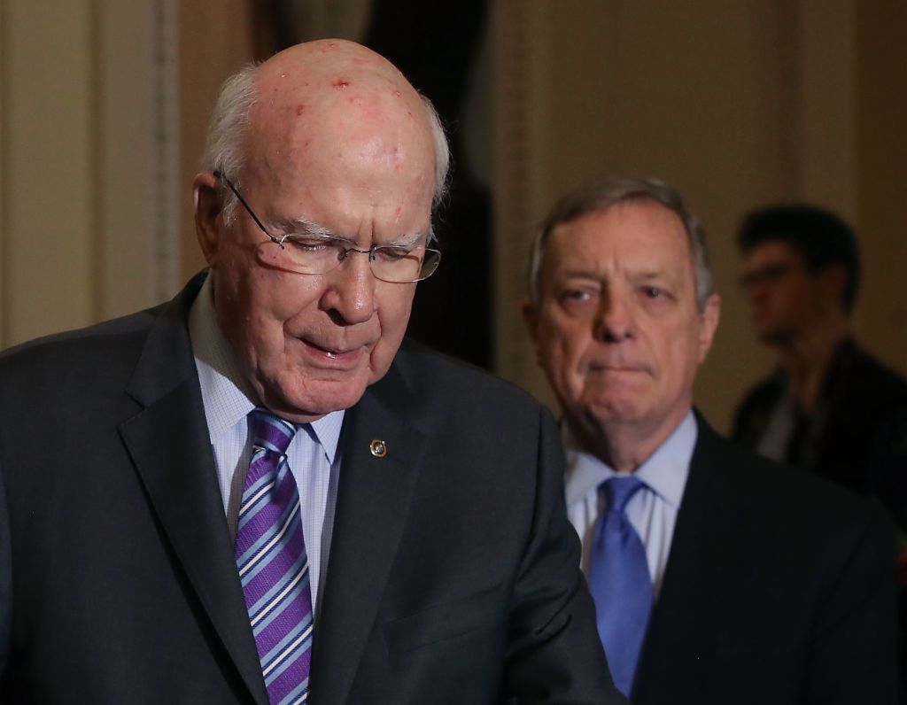 Sens. Patrick Leahy and Dick Durbin.