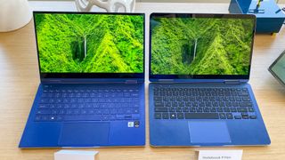 We saw Samsung's latest Windows 10 laptops.