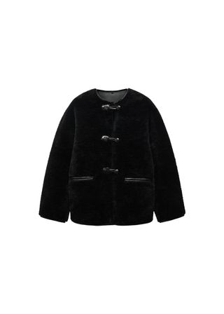 Fur-Effect Coat With Appliqués - Women