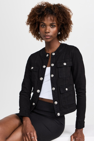 L'AGENCE Yari Collarless Jacket