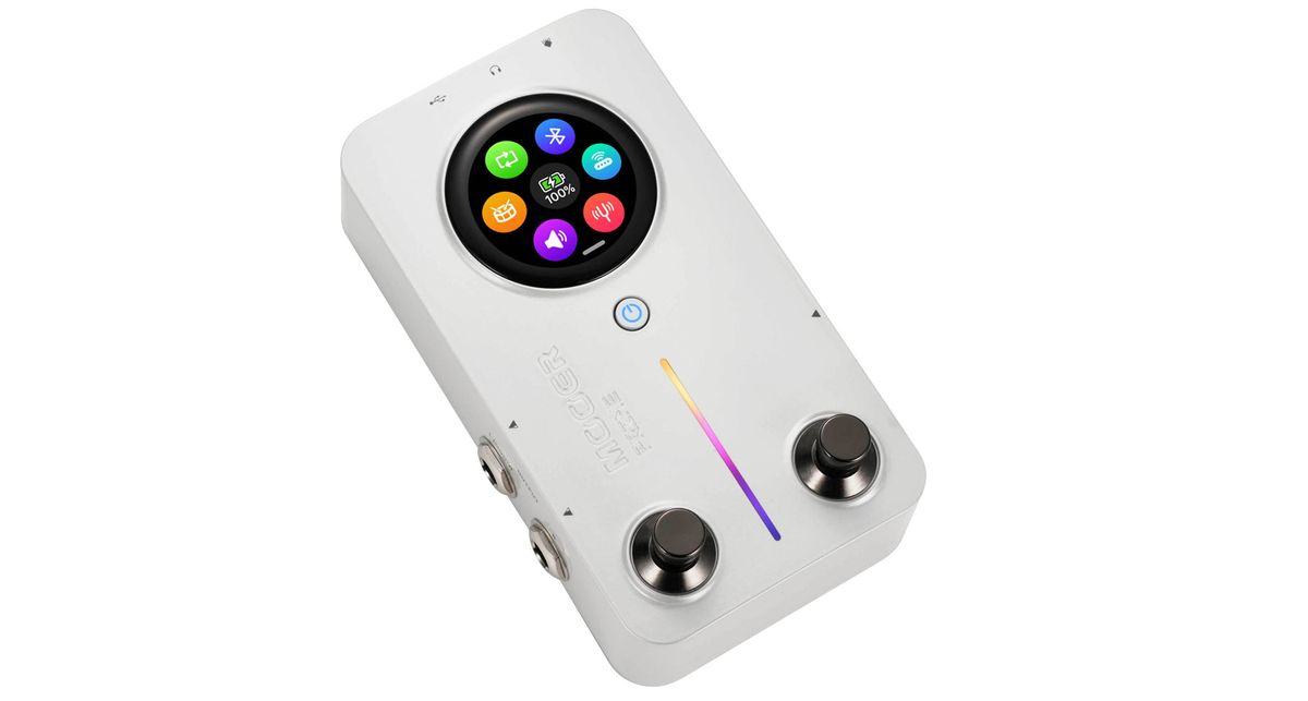 Mooer Audio Prime Minimax M2 Intelligent Pedal: A compact multi-effects unit for guitar that looks like an mp3 player but packs 194 effects into its feature-stacked design.