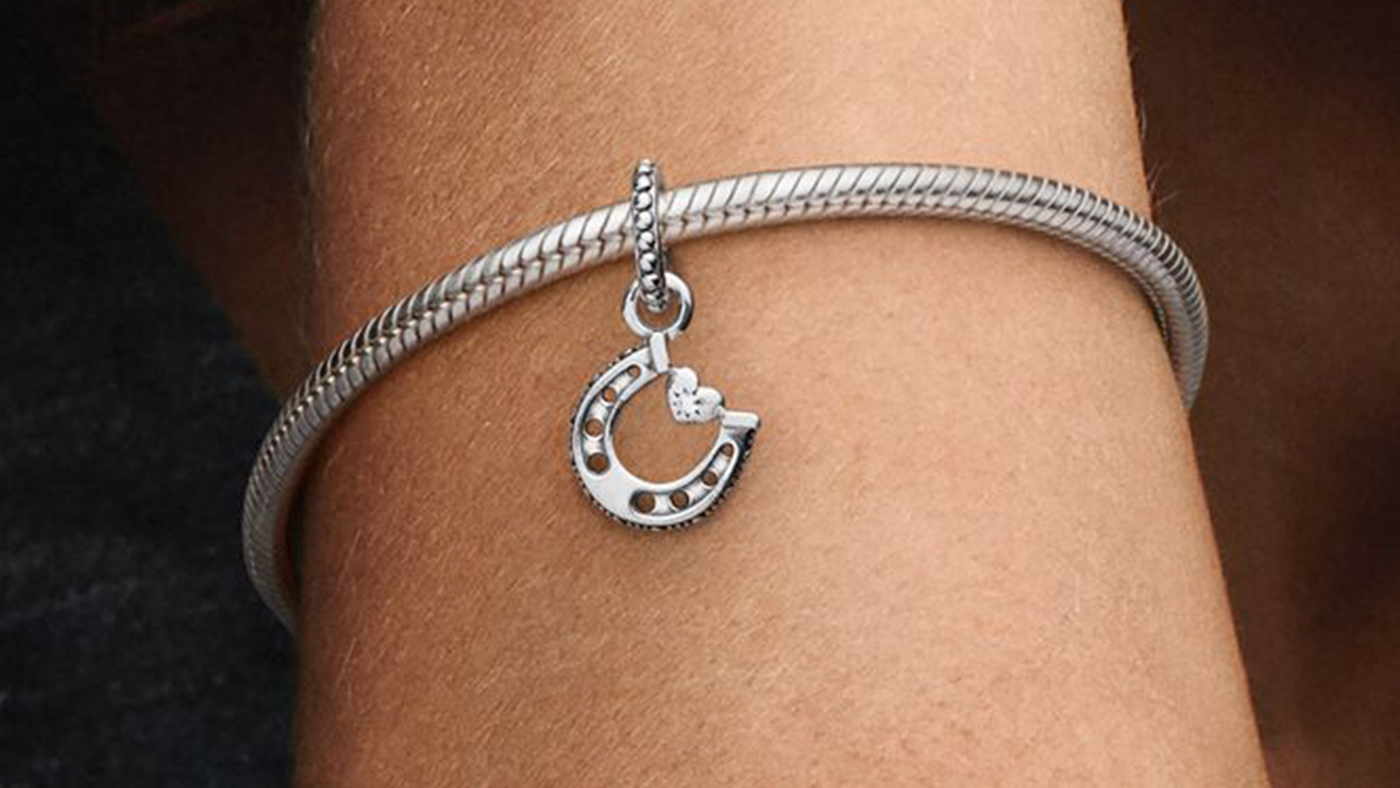 Pandora Good Luck Horseshoe Dangle Charm
