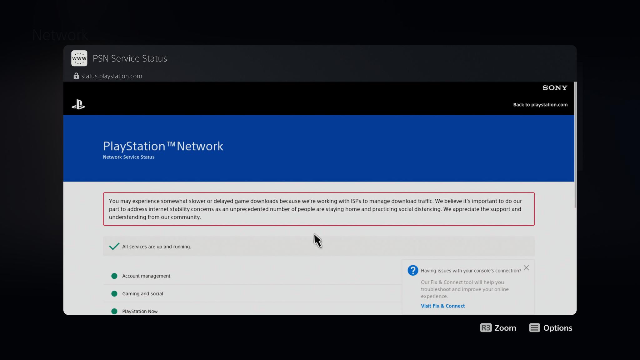 Playstation status. Службы PLAYSTATION Network. PLAYSTATION connection. Недоступен PSN. Идентификатор входа в сеть через PLAYSTATION 5.