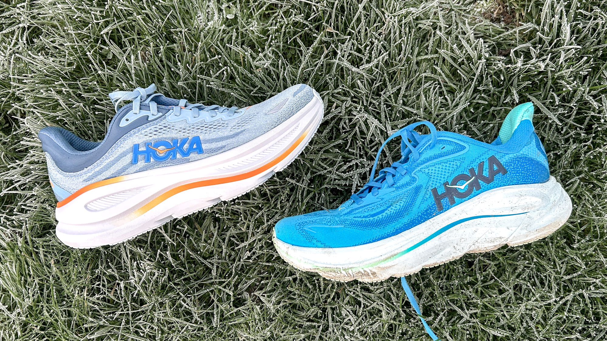 Hoka Bondi 9 and Hoka Clifton 10