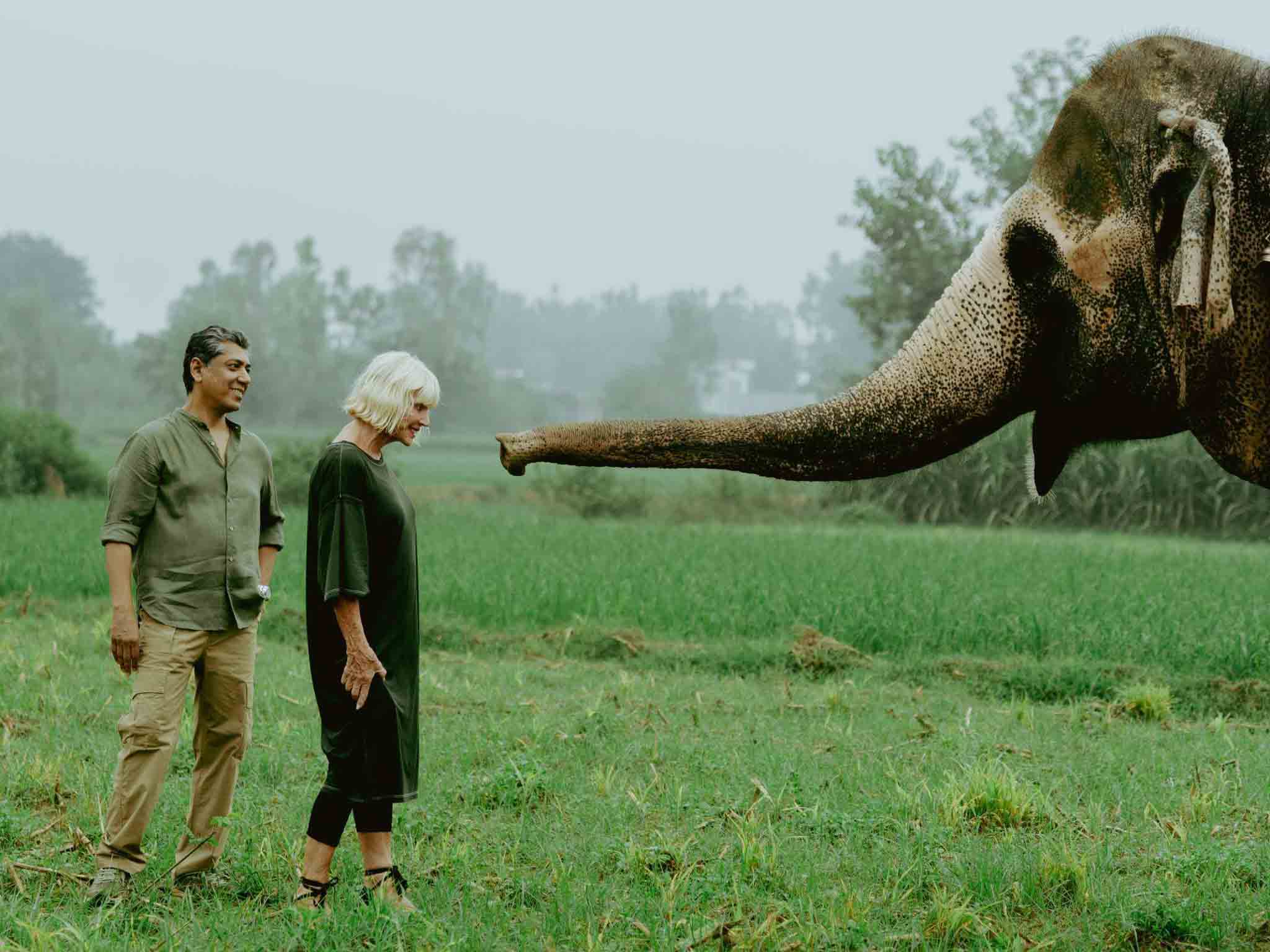 Sissel Tolaas and Vikram Goyal in India