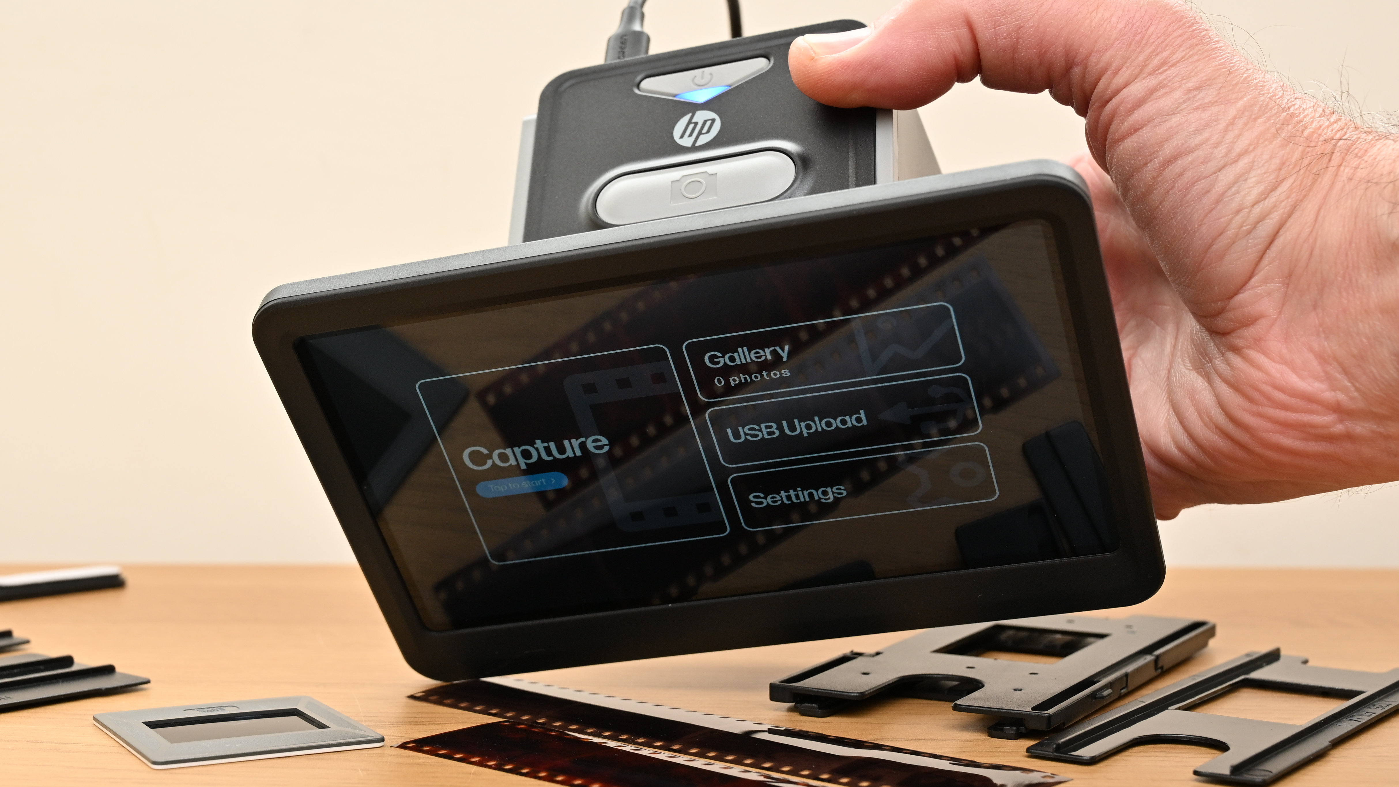 HP FilmScan 7&amp;rdquo; Touch Screen Film Scanner product image