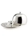 Audley silver domed single
