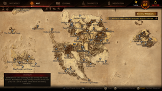 The Witcher 3 E3 2014 UI mod - map