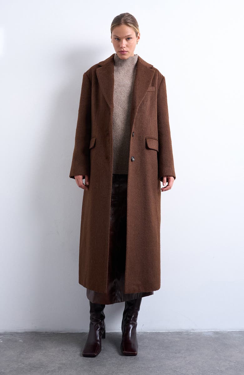 Single Breasted Longline Coat