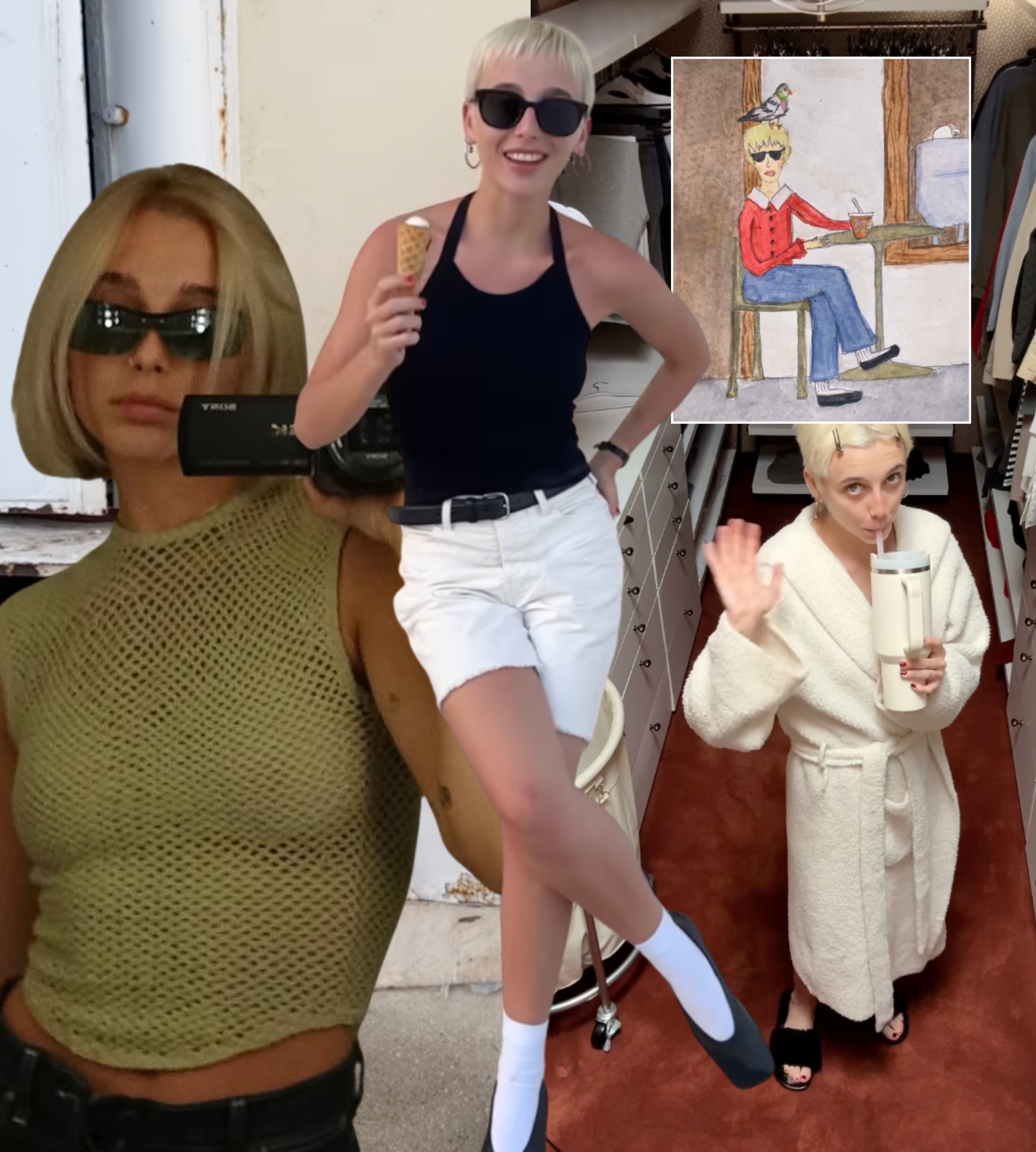 Alexa Chung style inspos olivia dean, loafey, emma chamberlain, mia regan
