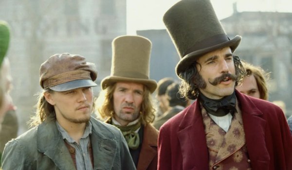 Gangs of New York Amsterdam and Butcher Bill walking around in the daylight