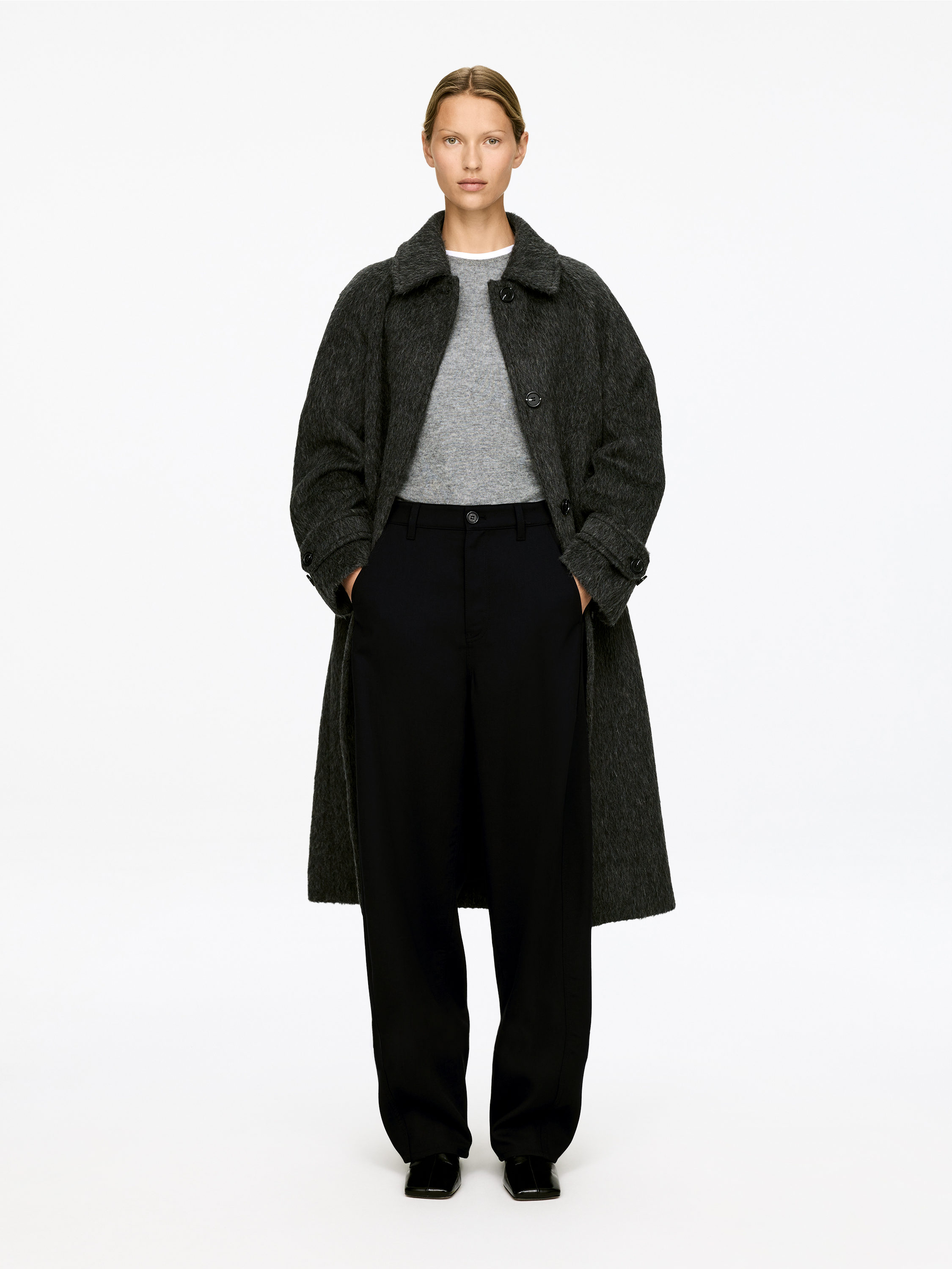 Barrel-Leg Trousers – Black – Women – Arket Gb