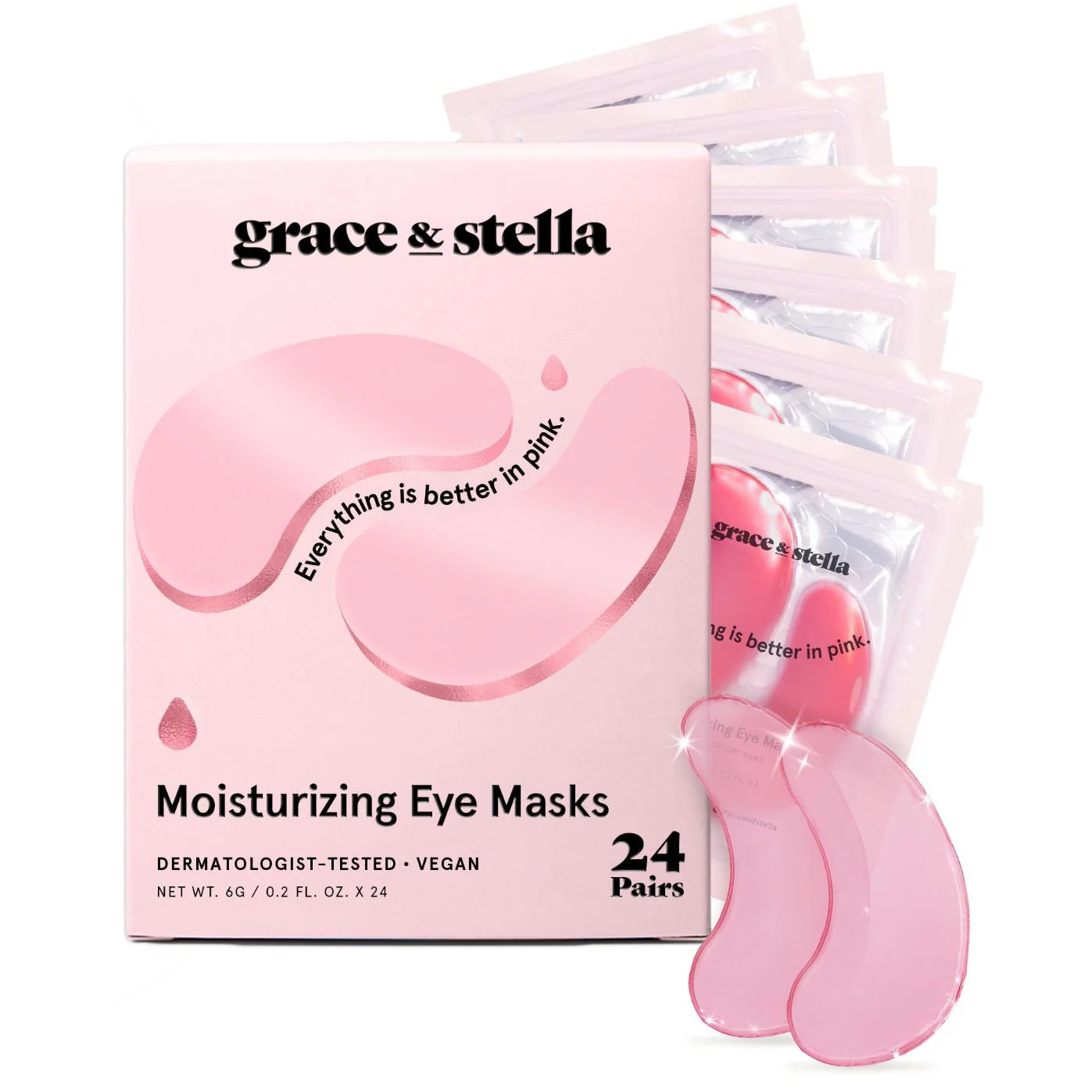 Grace &amp;amp; Stella Moisturizing Pink Eye Masks