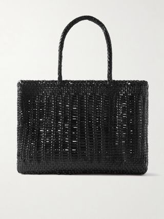 Bali Basket Woven Leather Tote