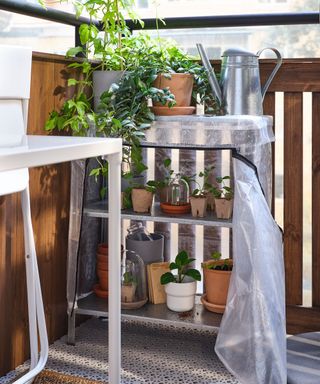 Ikea greenhouse mini shelves