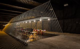 Toblerone shaped restaurant in Liverpool