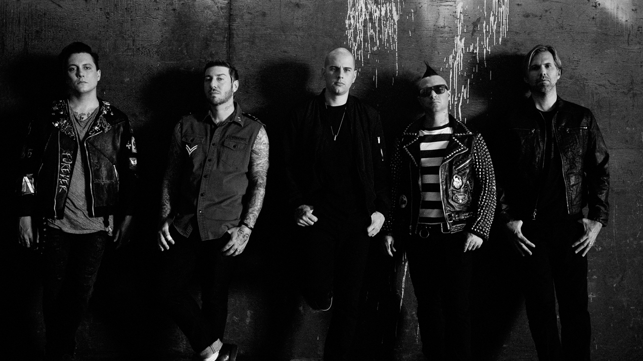 A promo picture of Avenged Sevenfold