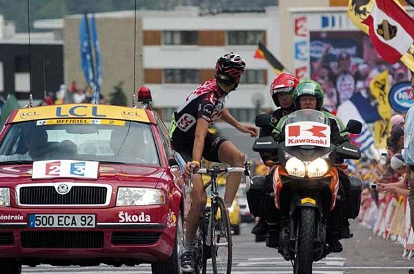 Frank Schleck (CSC) looks back