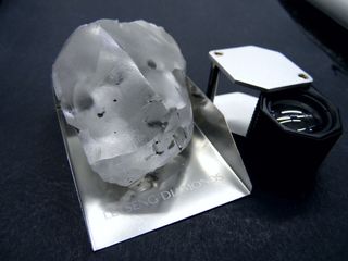 This 910-carat diamond was discovered in a mine in Lesotho, in southern Africa.