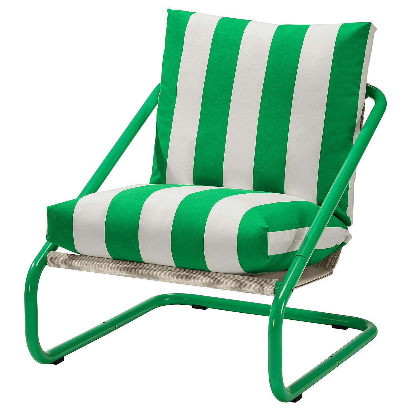 Önnestad Armchair - Radbyn White/green