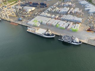 SpaceX has named its two new recovery ships "Bob" and "Doug" after NASA astronauts Bob Behnken and Doug Hurley, the first astronauts the company launched for NASA on the Demo-2 mission to the International Space Station in 2020.