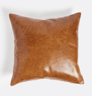 Leather Pillow Cover