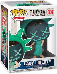 Funko Pop! Movies: The Purge (Election Year)- Lady Liberty: $27.90 on Amazon