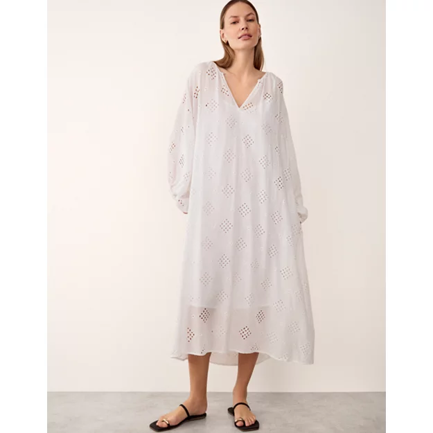 Cutwork Detail Boho Dress | Seasonal Preview | the White Company
