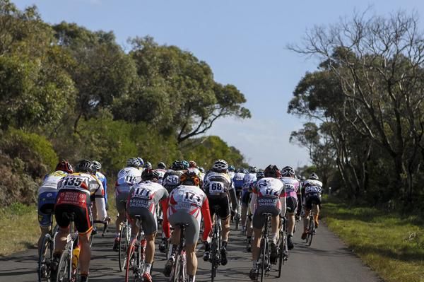 Conditions were much drier for the riders in the second stage
