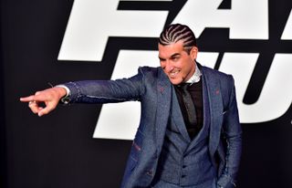 Former Barcelona goalkeeper Jose Pinto Pinto “Wahin” attends 'The Fate Of The Furious' New York premiere at Radio City Music Hall in April 2017.