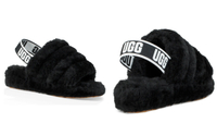 UGG Fluff Yeah Genuine Shearling Slingback Sandal $100–$110