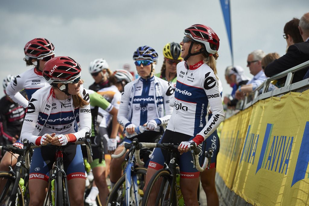 CerveloBigla Pro Cycling taking the start line lightly