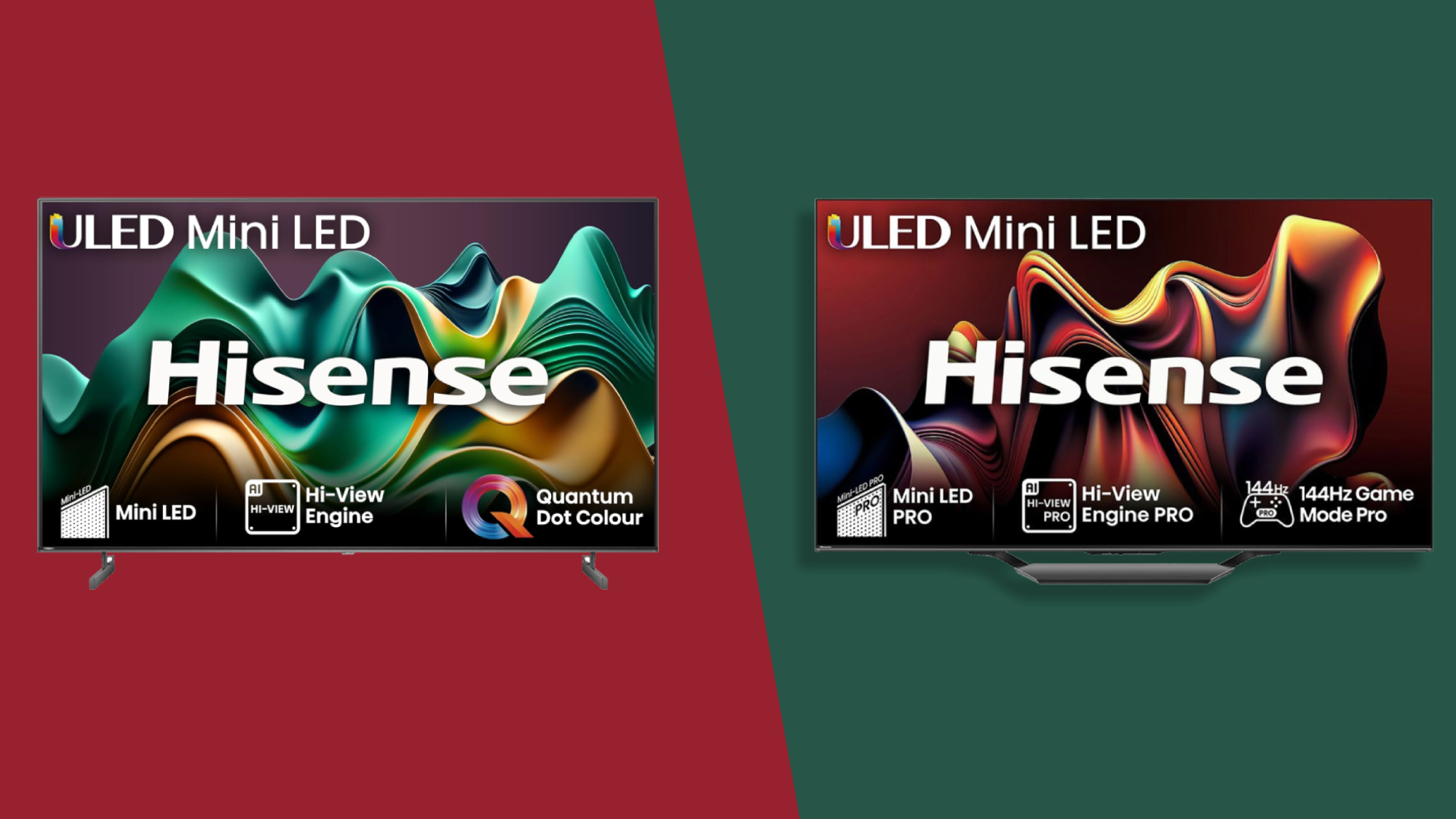 Hisense U6N vs Hisense U7N Versus lead image