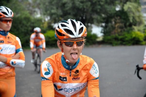 Jono Lovelock is a tired man after the ride.