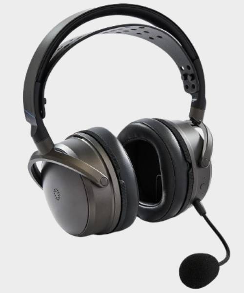 Official image of the Audeze Maxwell 2 headset with a gray background.