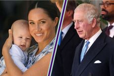Prince Archie and Meghan Markle split layout King Charles 