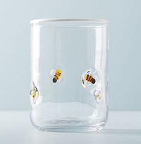 Bee print juice glass | Was £12, Now only £9
