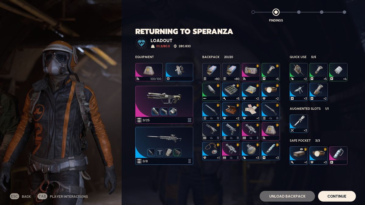 ARC Raiders screenshot of the end raid screen