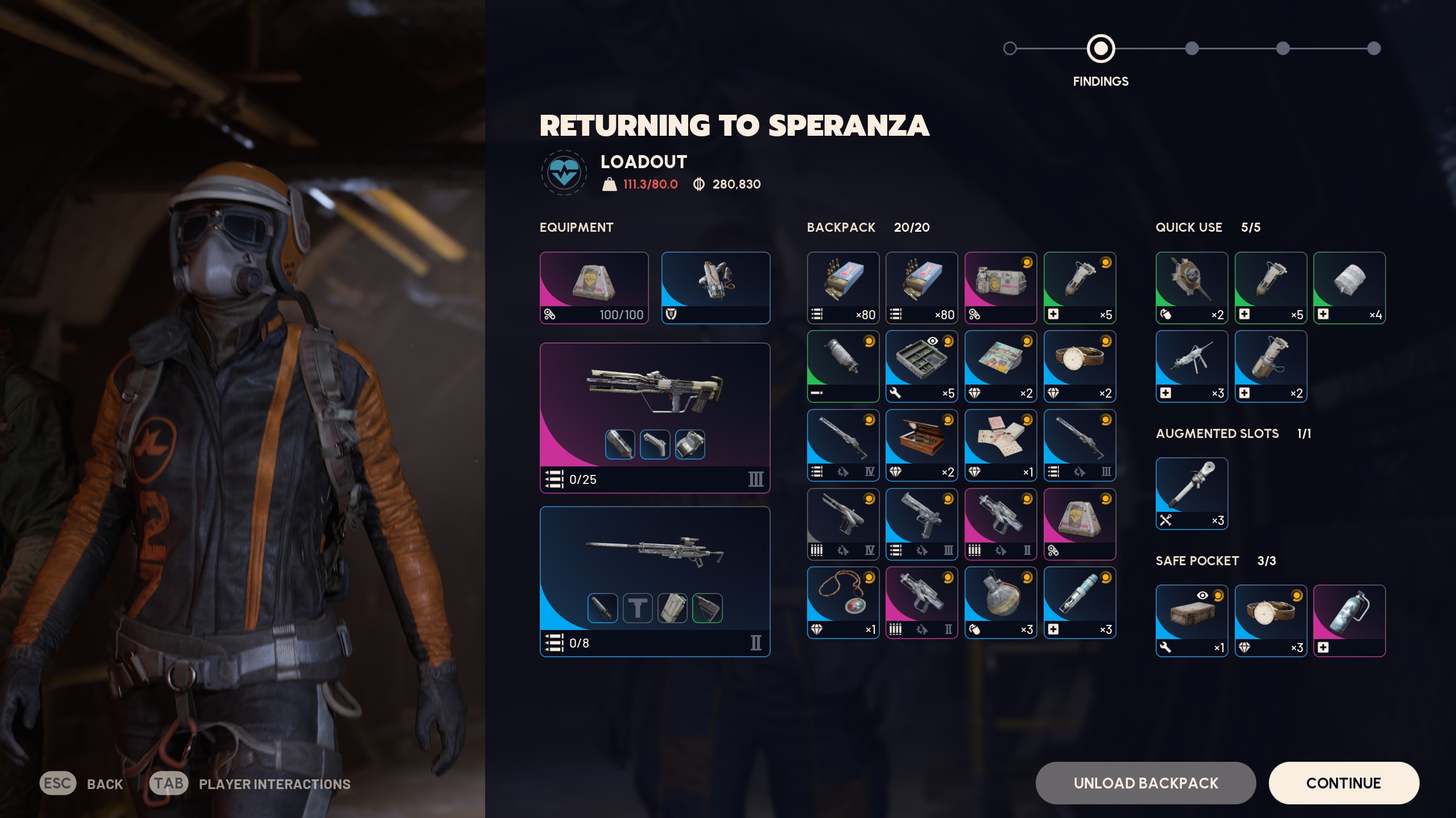 ARC Raiders screenshot of the end raid screen