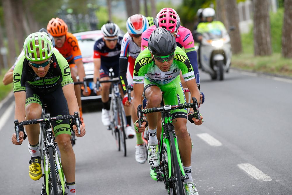 The day's main break on stage 8