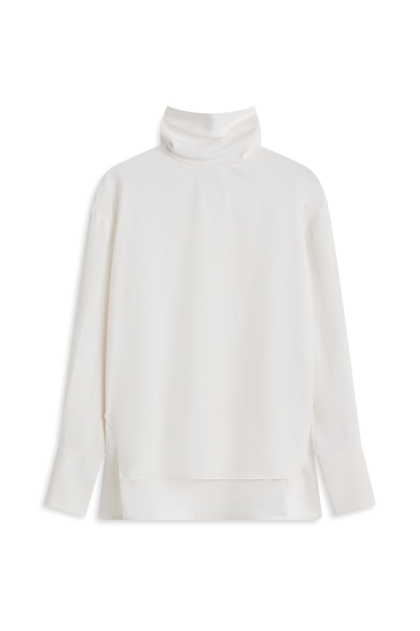Silk Satin Blouse - White