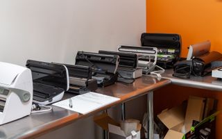 Best vacuum food sealers: an image showing several food saving machines in our testing area