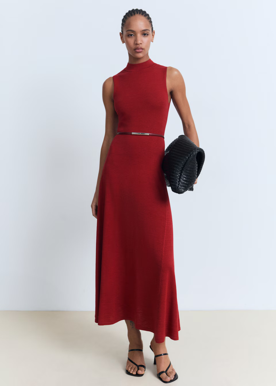MANGO, Fine-Knit Flared Dress - Women | Mango United Kingdom